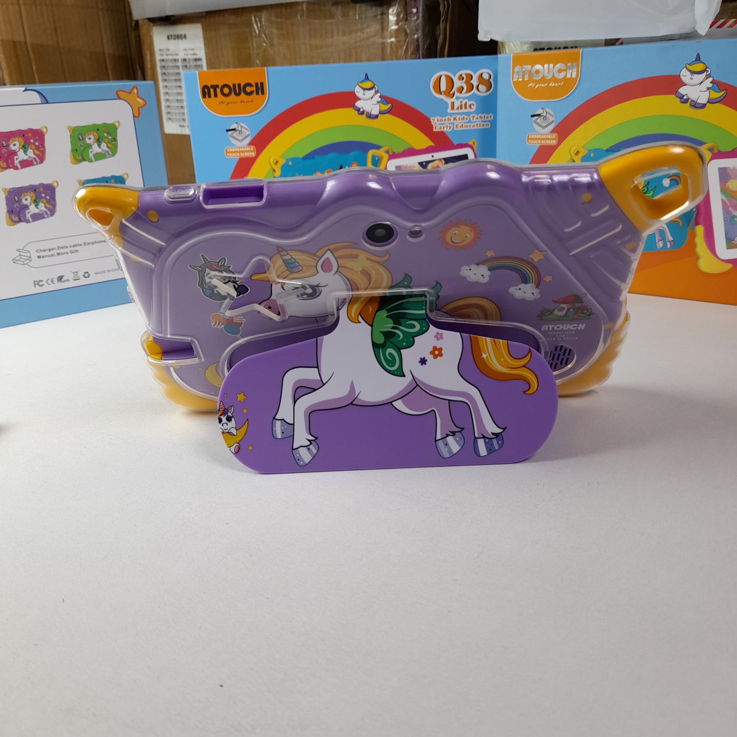 Tablet Educativa para Niños Q38 lite 7” | 8GB RAM, 256 GB interno, USB-C | Android 13.0